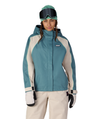 WOMENS HOLOGRAM™ SHELL JACKET - PALE FIRN COLORBLOCK