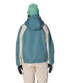 WOMENS HOLOGRAM™ SHELL JACKET - PALE FIRN COLORBLOCK