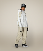 WOMENS HOLOGRAM™ SHELL JACKET - WHITE COLORBLOCK
