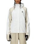 WOMENS HOLOGRAM™ SHELL JACKET - WHITE COLORBLOCK