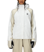 WOMENS HOLOGRAM™ SHELL JACKET - WHITE COLORBLOCK