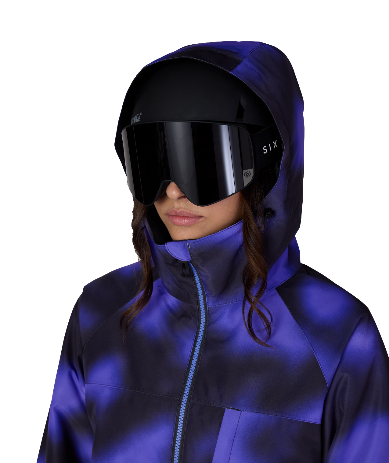 WOMENS ATHENA™ INSULATED JACKET - ALPENGLOW BLUE DARK SKIES