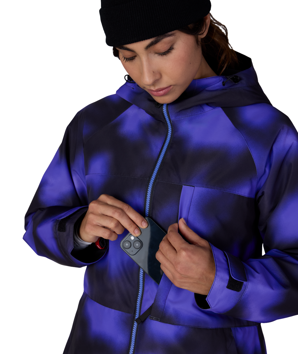 WOMENS ATHENA™ INSULATED JACKET - ALPENGLOW BLUE DARK SKIES