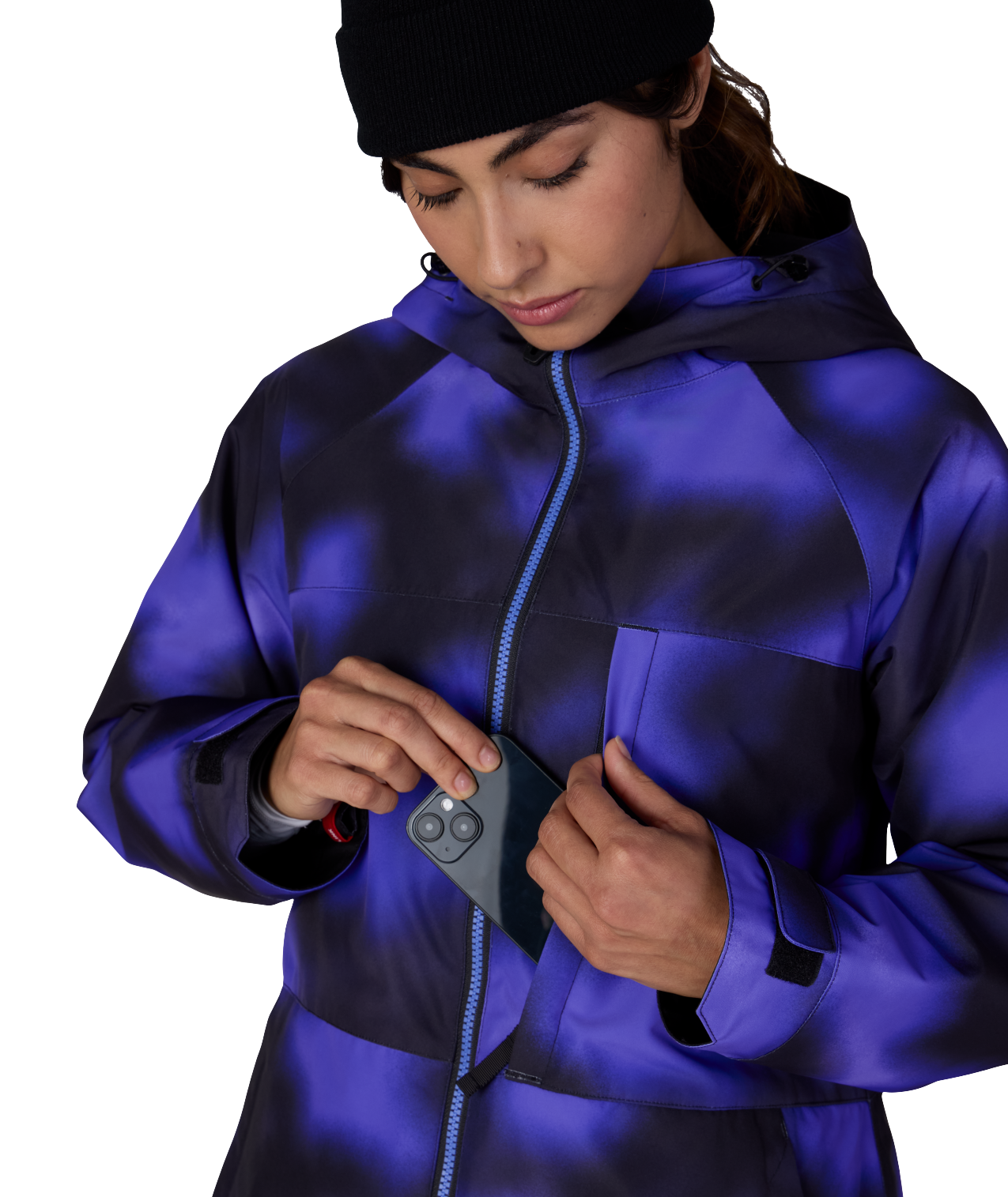 WOMENS ATHENA™ INSULATED JACKET - ALPENGLOW BLUE DARK SKIES