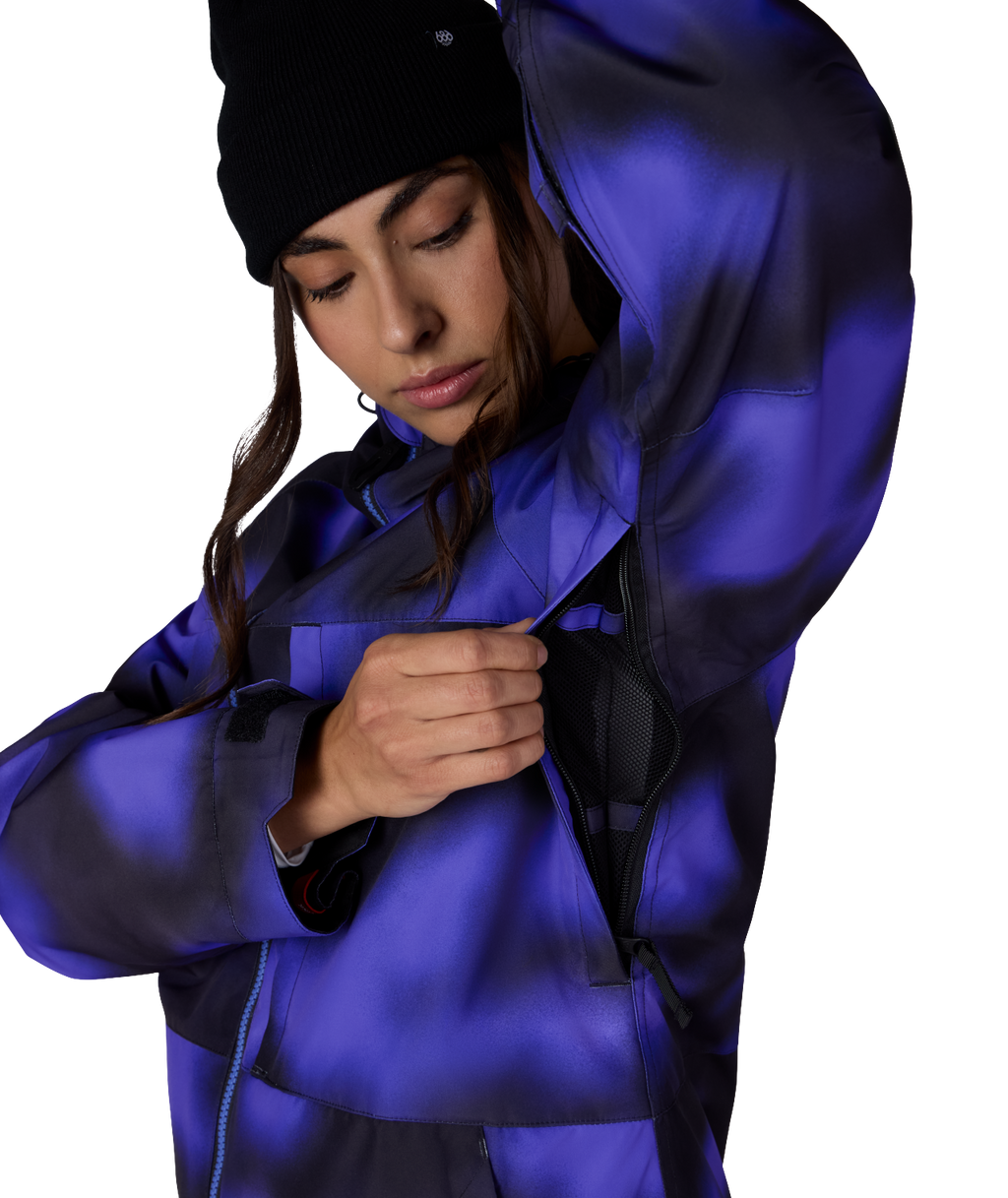 WOMENS ATHENA™ INSULATED JACKET - ALPENGLOW BLUE DARK SKIES
