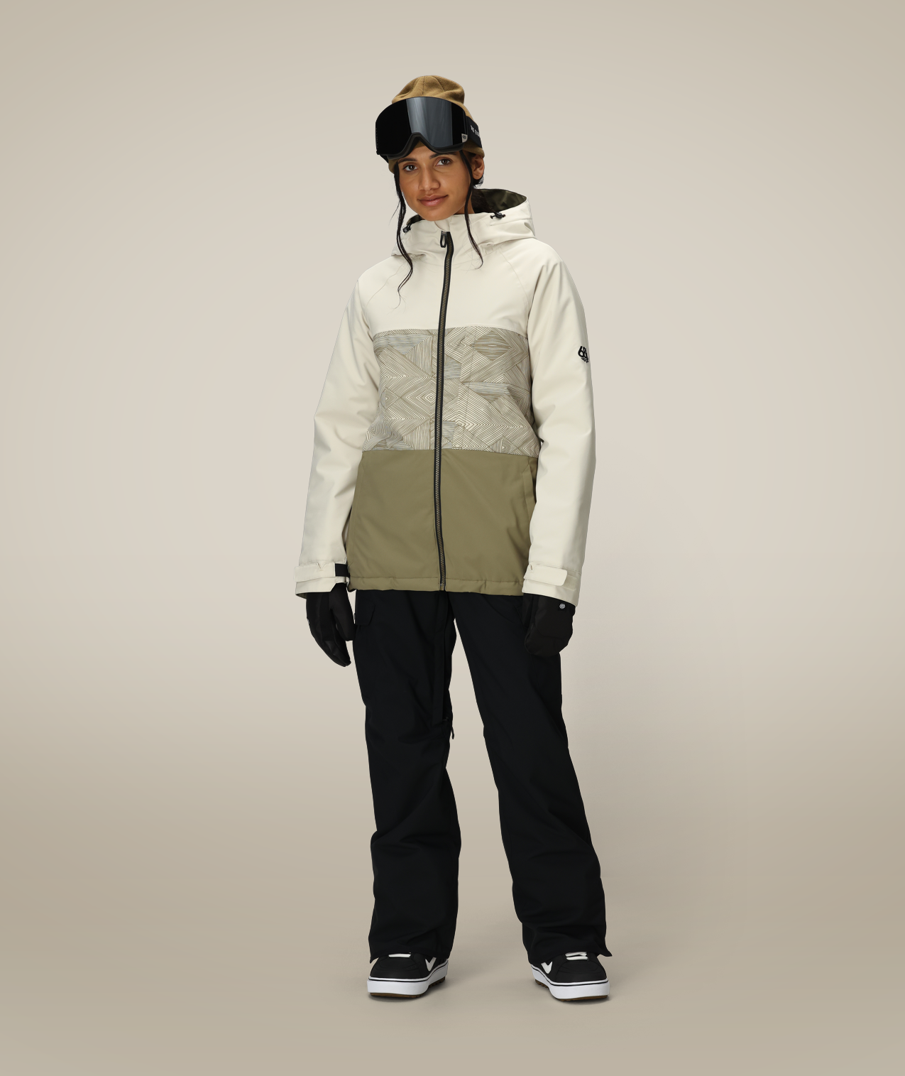 WOMENS ATHENA™ INSULATED JACKET - LIMESTONE COLORBLOCK