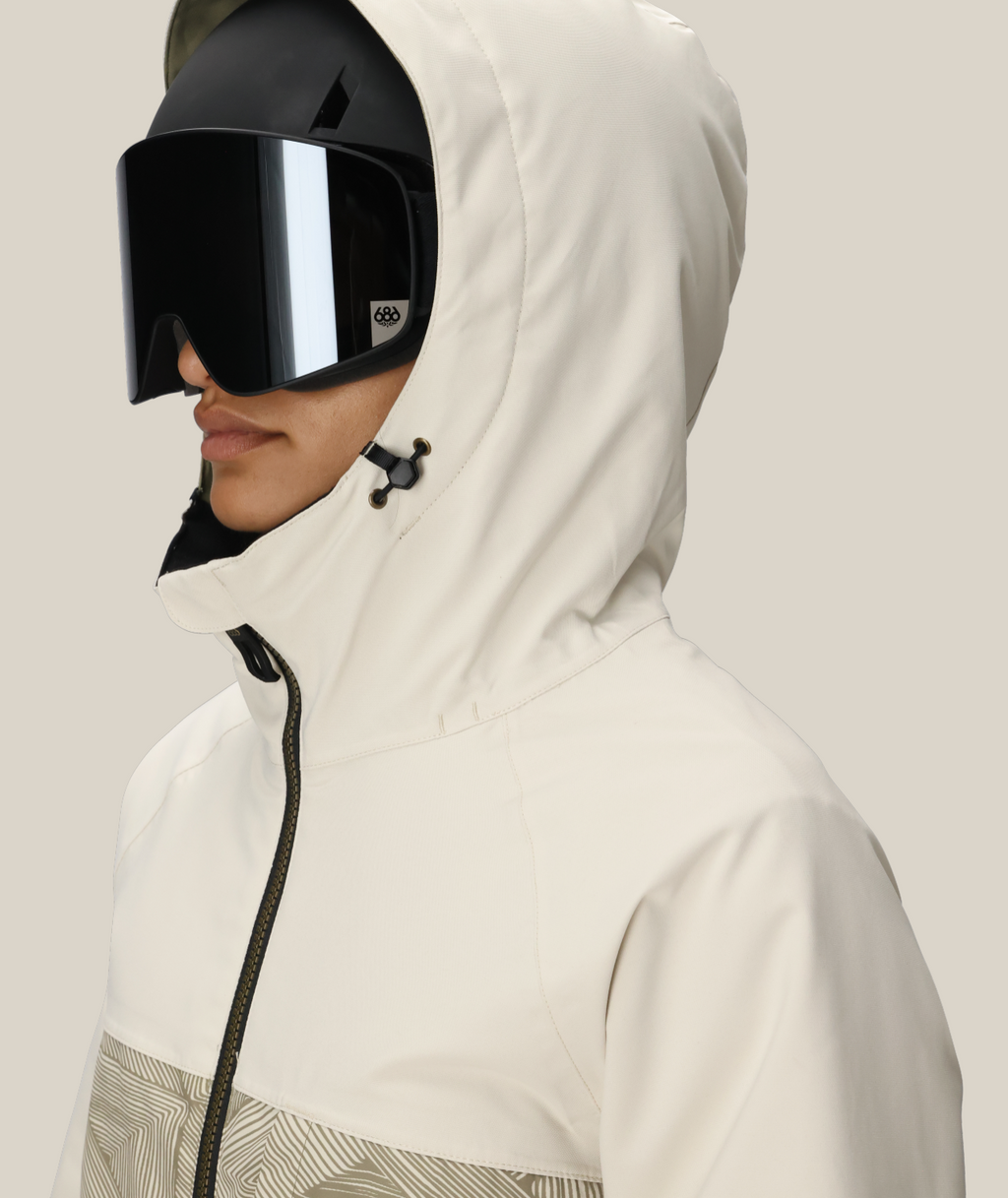 WOMENS ATHENA™ INSULATED JACKET - LIMESTONE COLORBLOCK