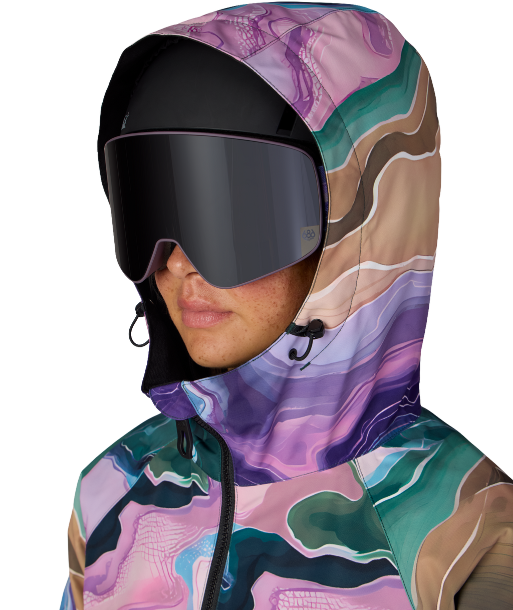 WOMENS ATHENA™ INSULATED JACKET - MOSS GREEN SEDIMENTARY