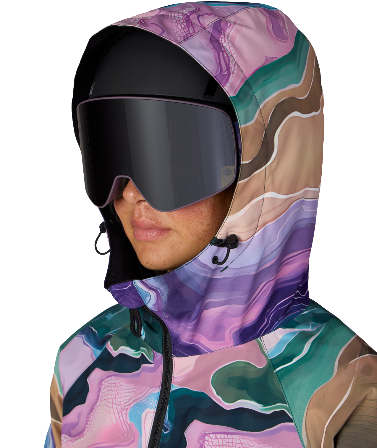 WOMENS ATHENA™ INSULATED JACKET - MOSS GREEN SEDIMENTARY