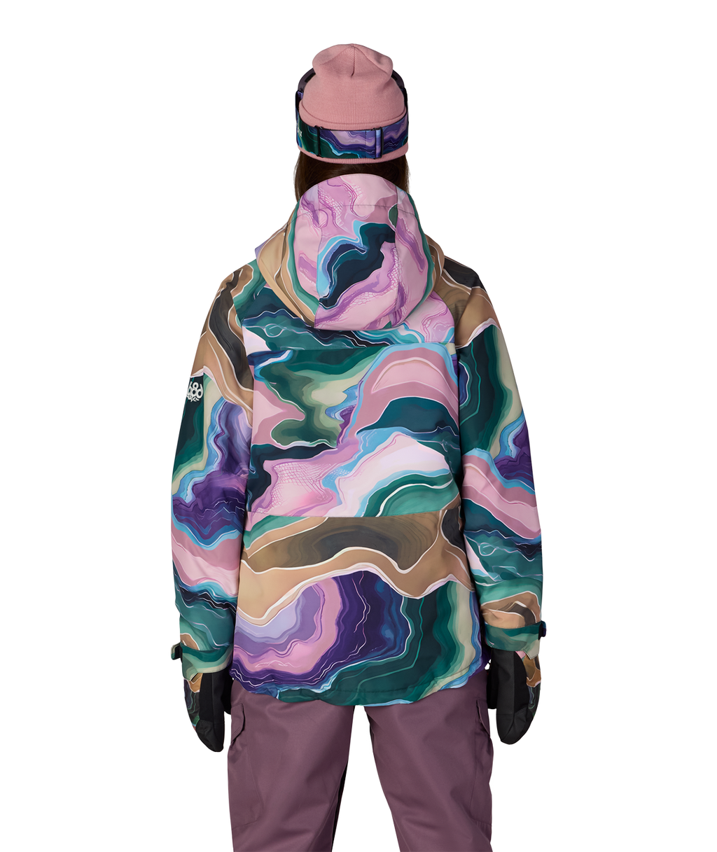 WOMENS ATHENA™ INSULATED JACKET - MOSS GREEN SEDIMENTARY
