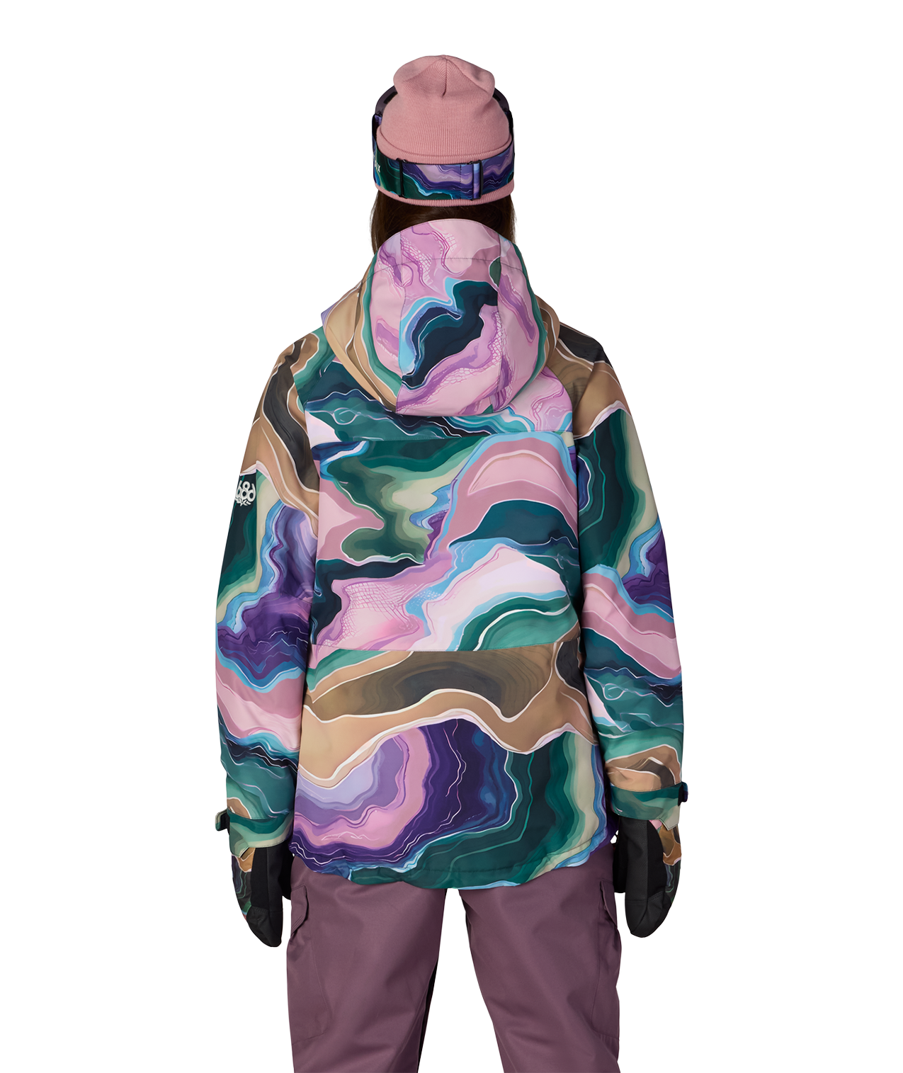 WOMENS ATHENA™ INSULATED JACKET - MOSS GREEN SEDIMENTARY