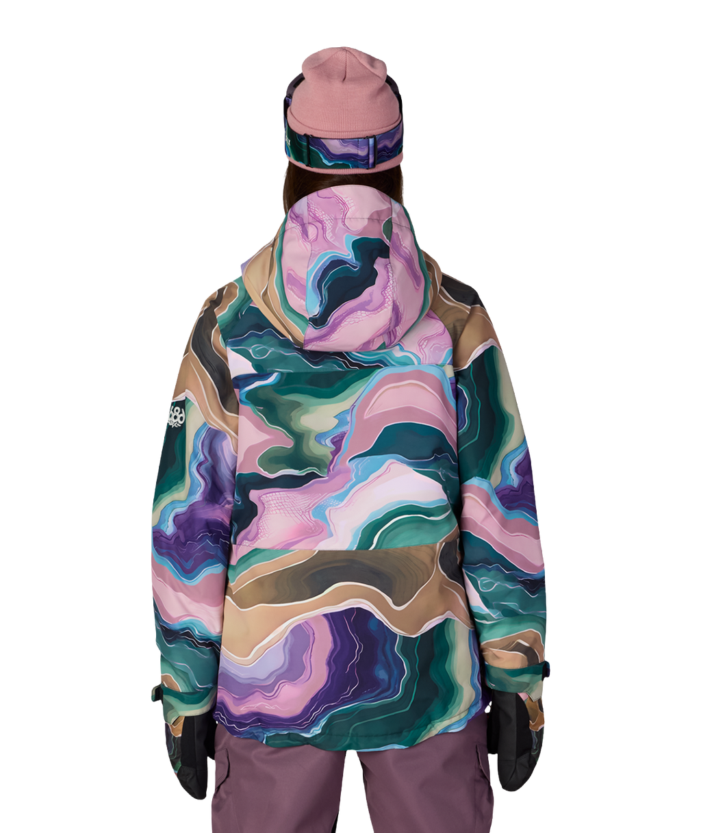 WOMENS ATHENA™ INSULATED JACKET - MOSS GREEN SEDIMENTARY