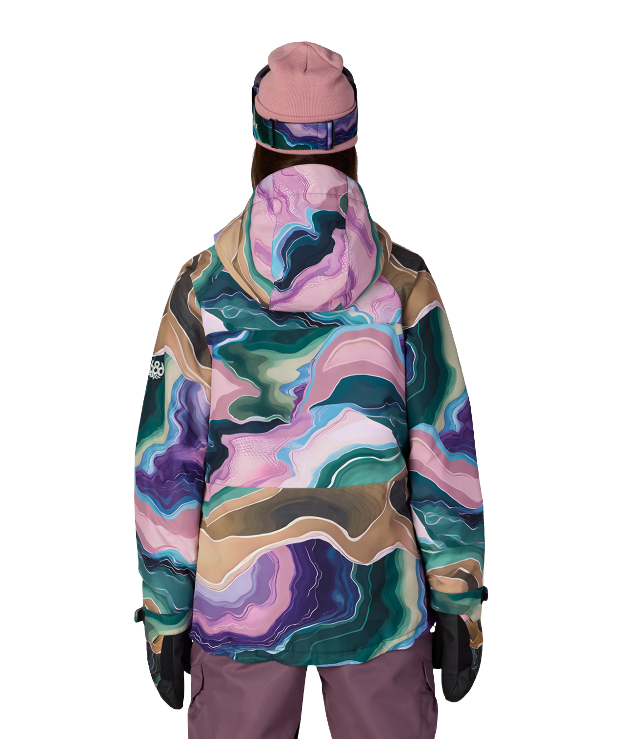 WOMENS ATHENA™ INSULATED JACKET - MOSS GREEN SEDIMENTARY