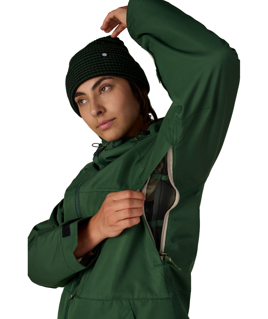 WOMENS ATHENA™ INSULATED JACKET - MOSS GREEN