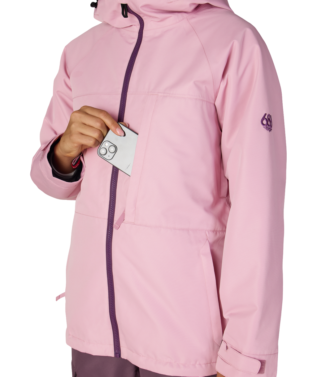 WOMENS ATHENA™ INSULATED JACKET - SMOKEY LILAC