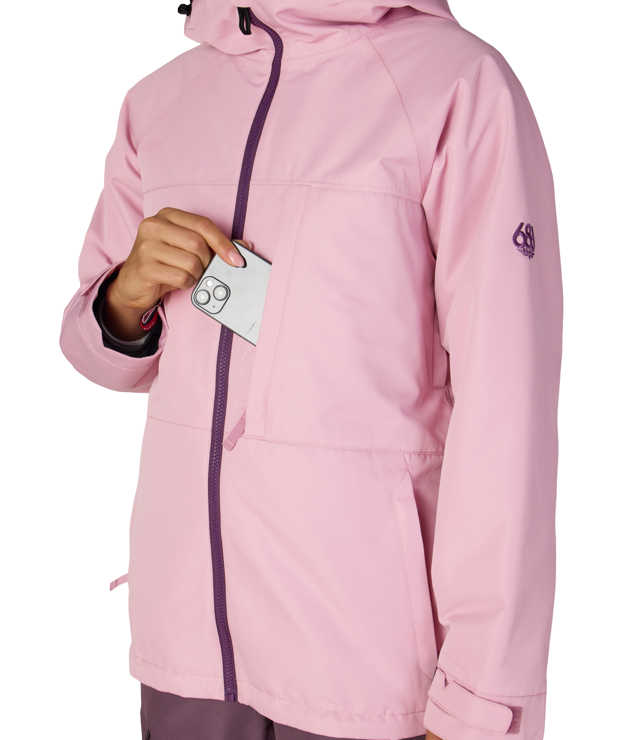 WOMENS ATHENA™ INSULATED JACKET - SMOKEY LILAC