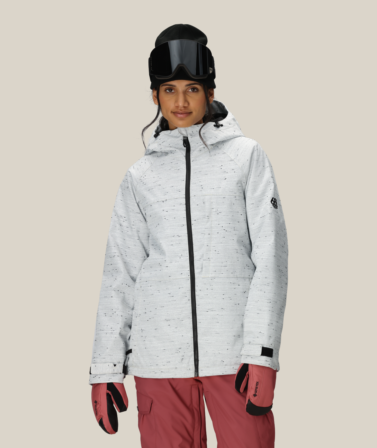 WOMENS ATHENA™ INSULATED JACKET - WHITE SLUB