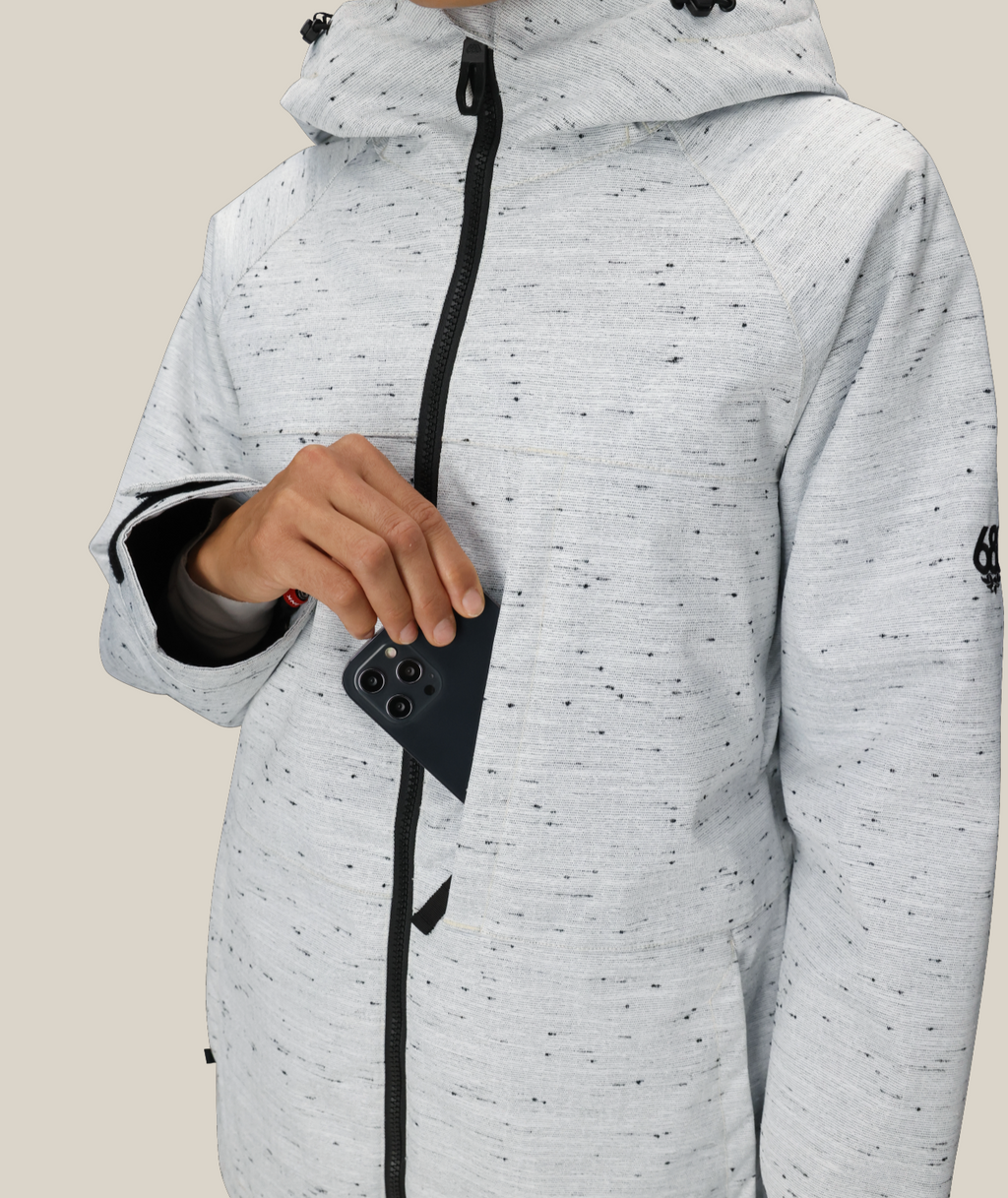 WOMENS ATHENA™ INSULATED JACKET - WHITE SLUB