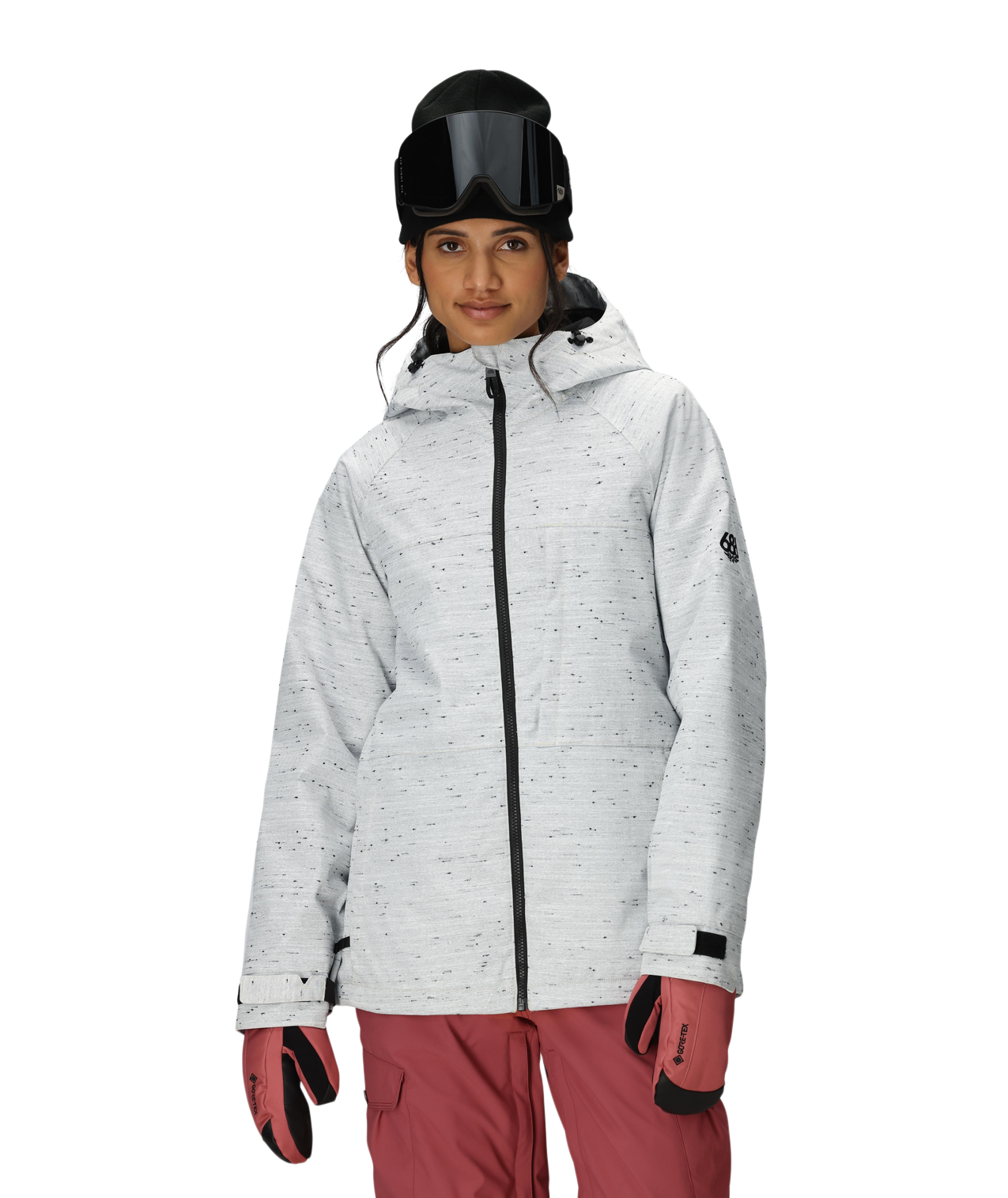 WOMENS ATHENA™ INSULATED JACKET - WHITE SLUB