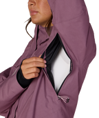 WOMENS GORE-TEX SKYLINE THERMAGRAPH® JACKET - BLACK PLUM