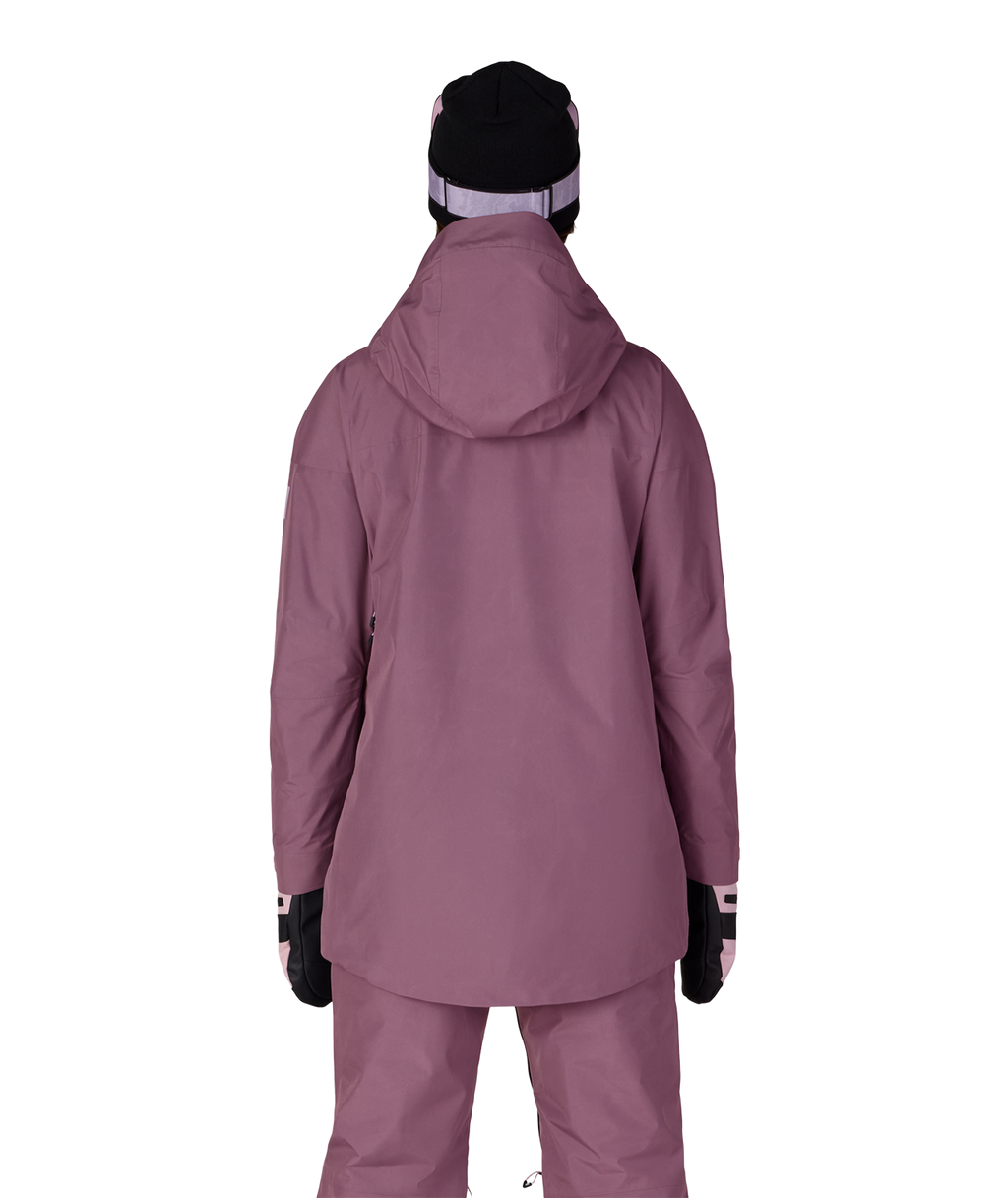 WOMENS GORE-TEX SKYLINE THERMAGRAPH® JACKET - BLACK PLUM
