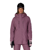 WOMENS GORE-TEX SKYLINE THERMAGRAPH® JACKET - BLACK PLUM
