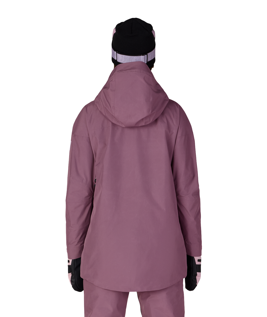 WOMENS GORE-TEX SKYLINE THERMAGRAPH® JACKET - BLACK PLUM