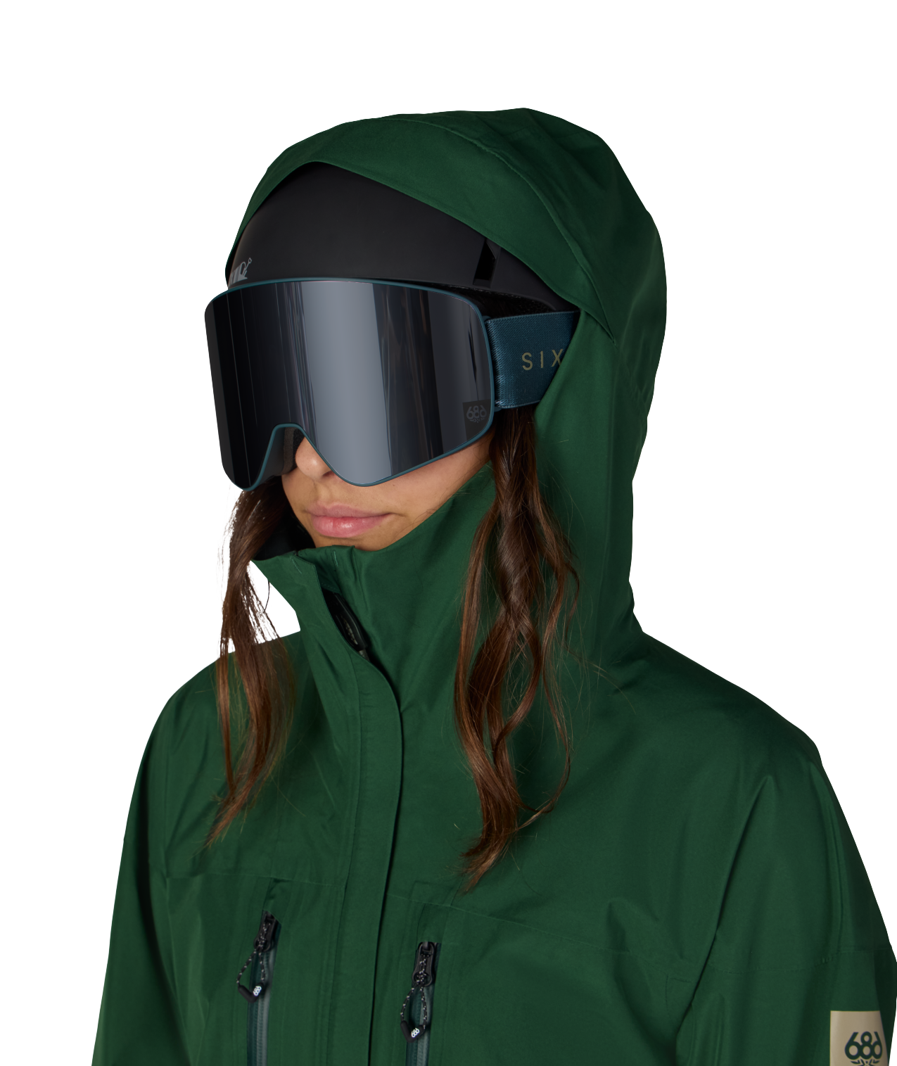 WOMENS GORE-TEX SKYLINE THERMAGRAPH® JACKET - MOSS GREEN