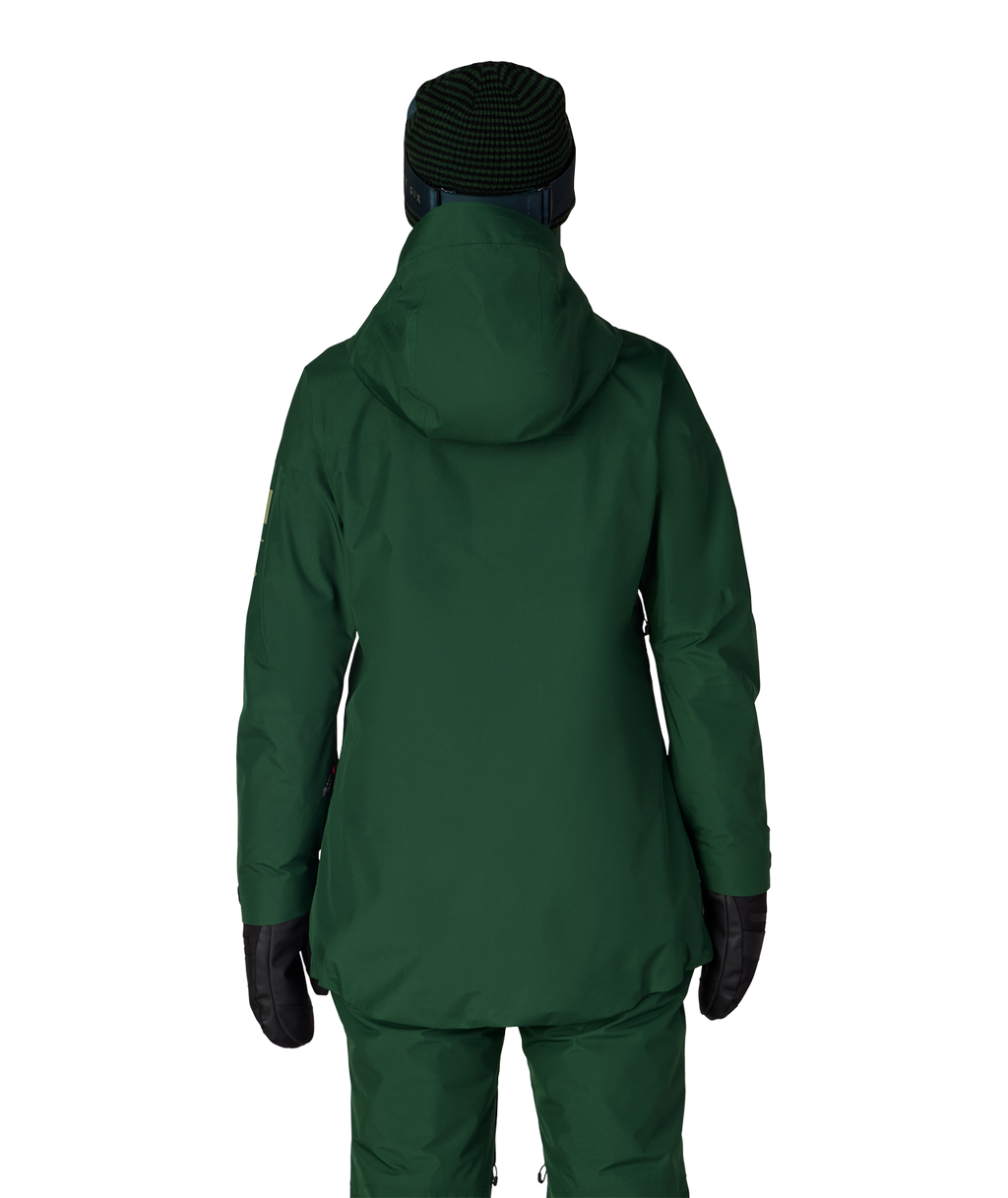 WOMENS GORE-TEX SKYLINE THERMAGRAPH® JACKET - MOSS GREEN