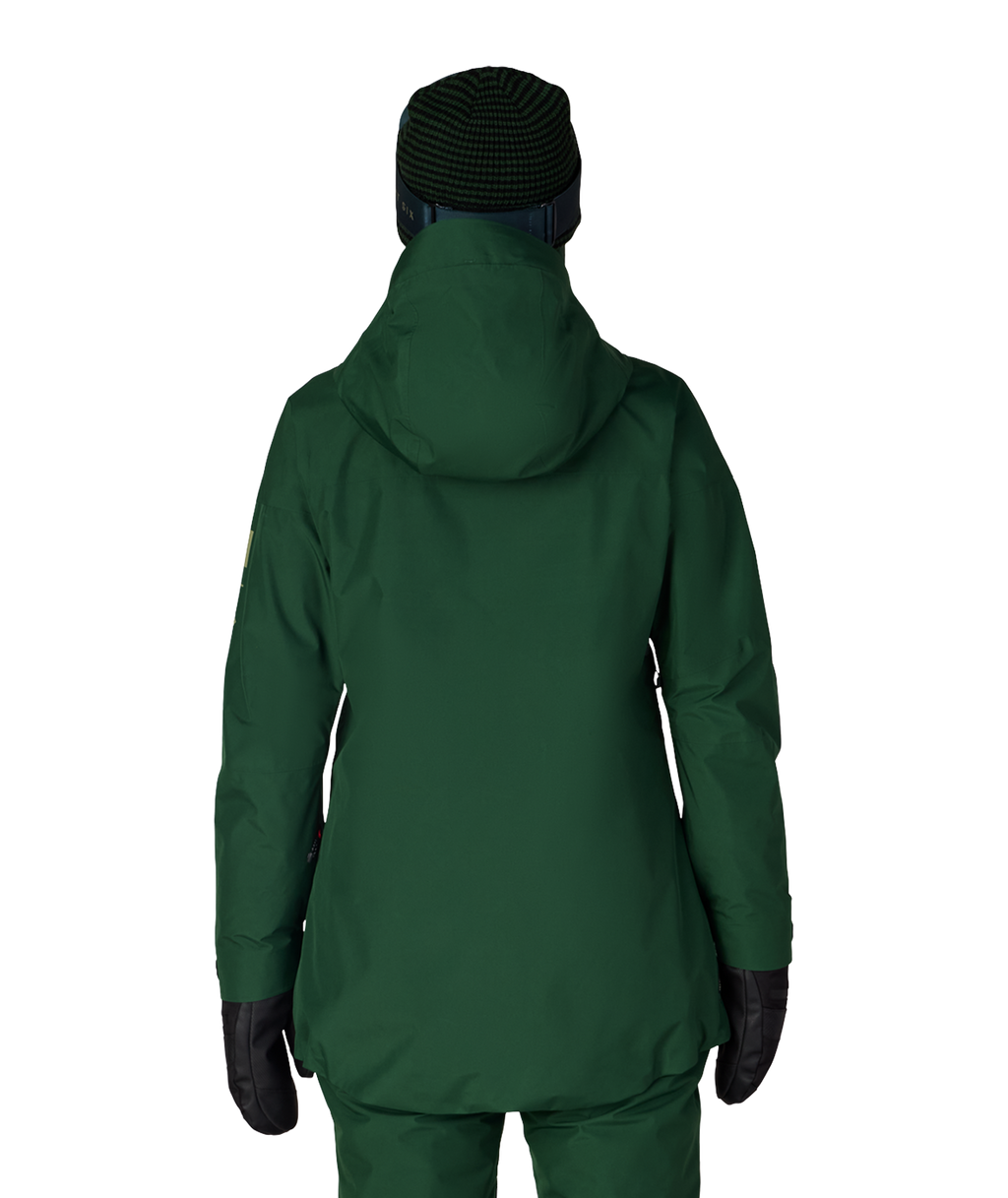WOMENS GORE-TEX SKYLINE THERMAGRAPH® JACKET - MOSS GREEN