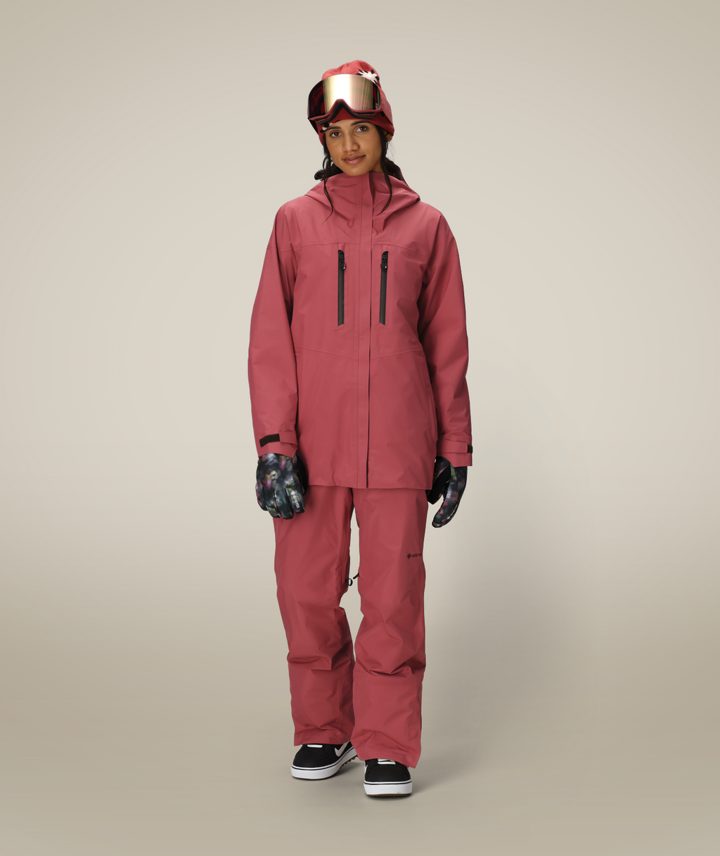 WOMENS GORE-TEX SKYLINE THERMAGRAPH® JACKET - ROSEWOOD