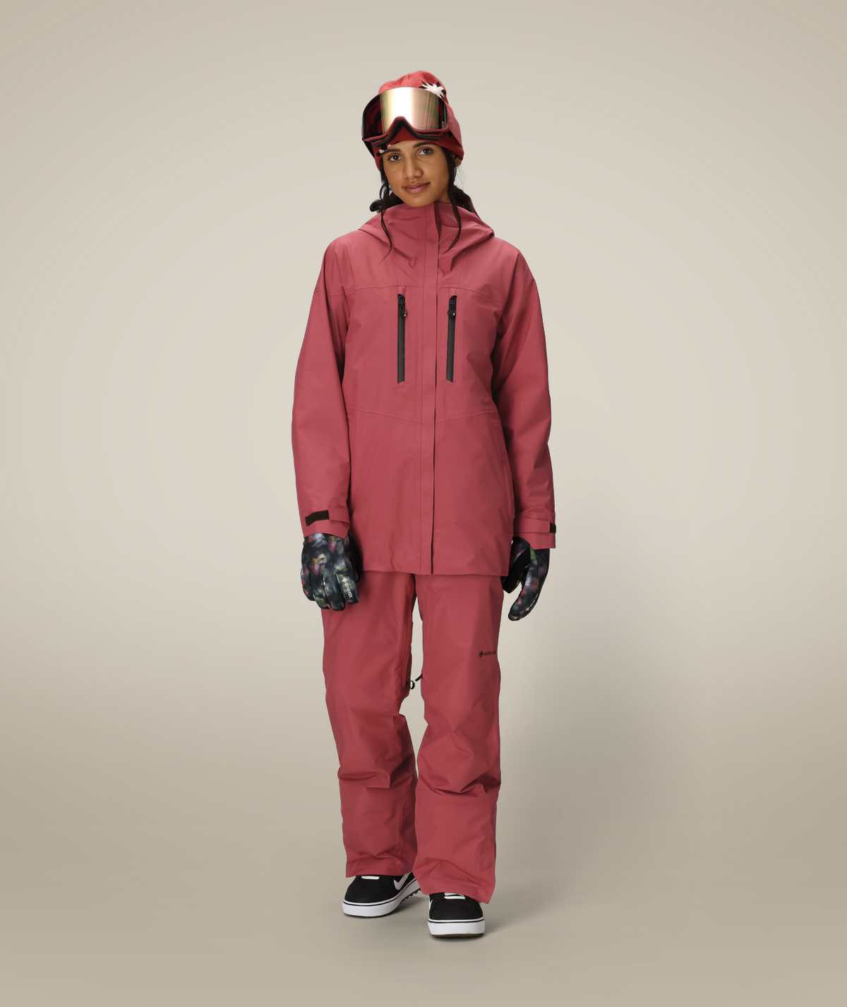 WOMENS GORE-TEX SKYLINE THERMAGRAPH® JACKET - ROSEWOOD