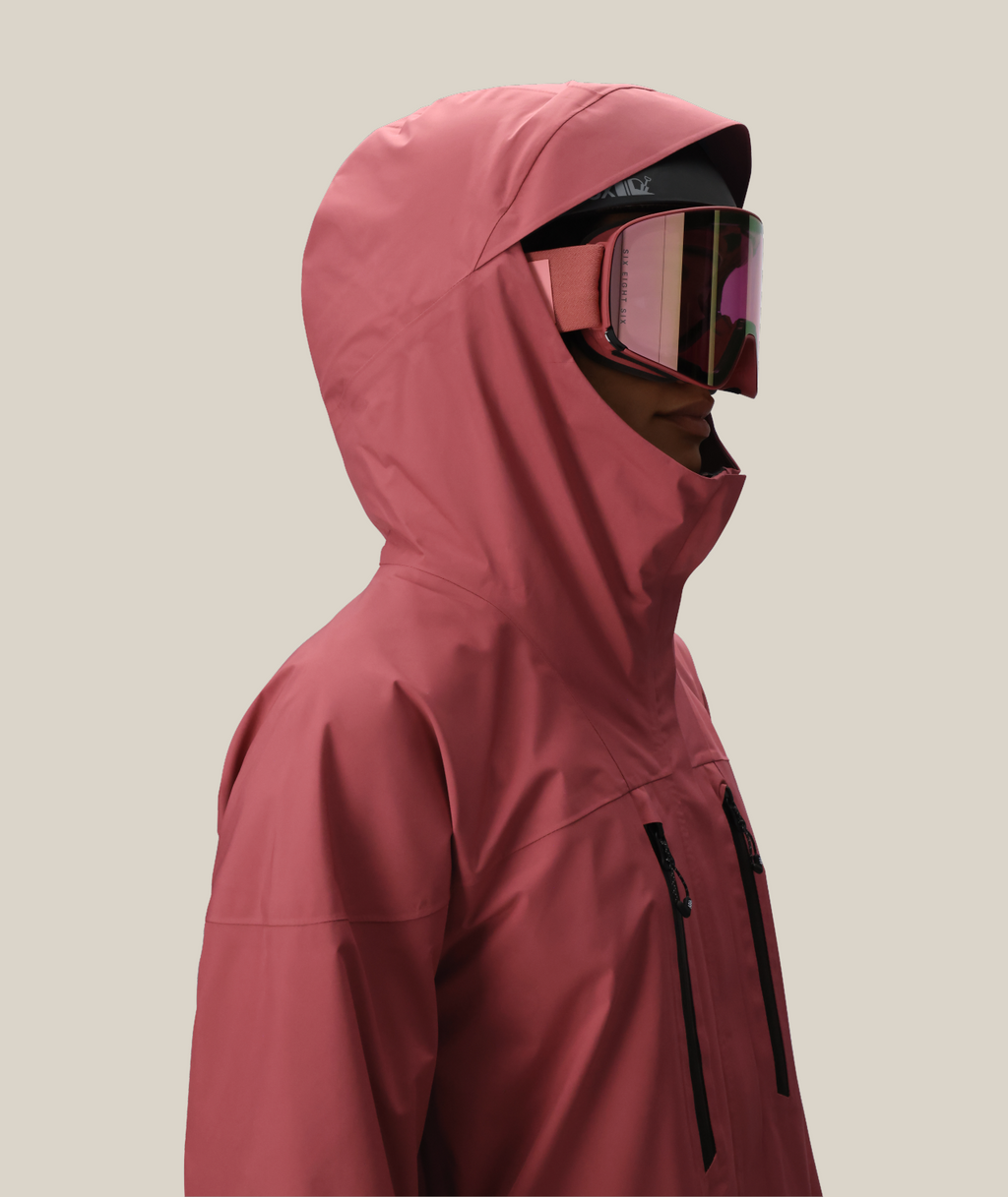 WOMENS GORE-TEX SKYLINE THERMAGRAPH® JACKET - ROSEWOOD