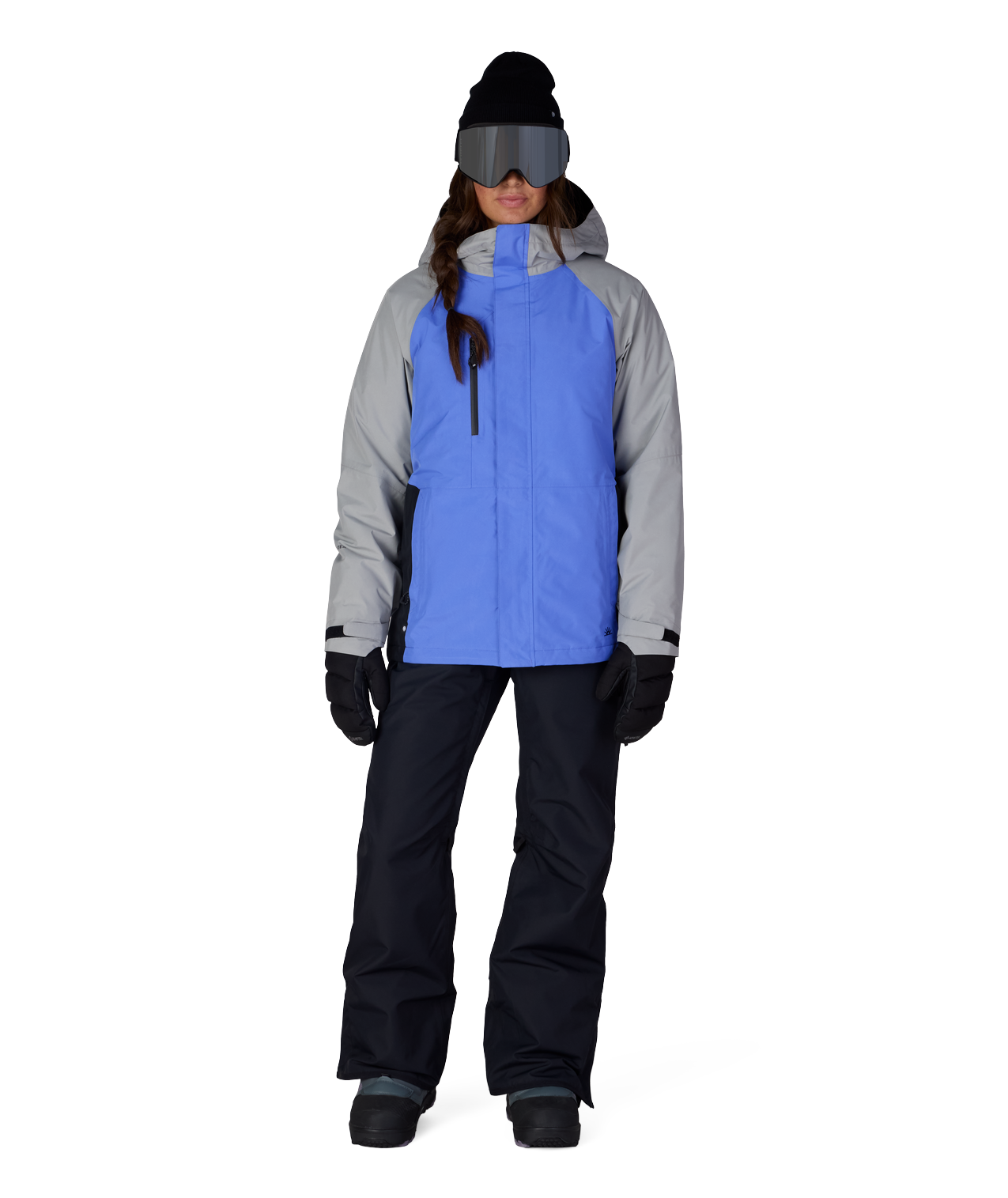 WOMENS GORE-TEX WILLOW™ INSULATED JACKET - ALPENGLOW BLUE COLORBLOCK