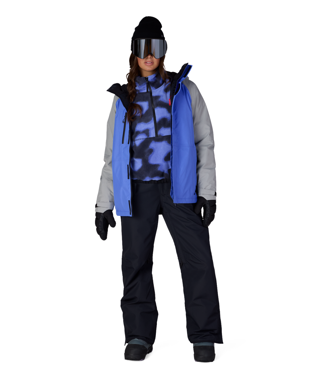 WOMENS GORE-TEX WILLOW™ INSULATED JACKET - ALPENGLOW BLUE COLORBLOCK