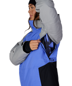 WOMENS GORE-TEX WILLOW™ INSULATED JACKET - ALPENGLOW BLUE COLORBLOCK