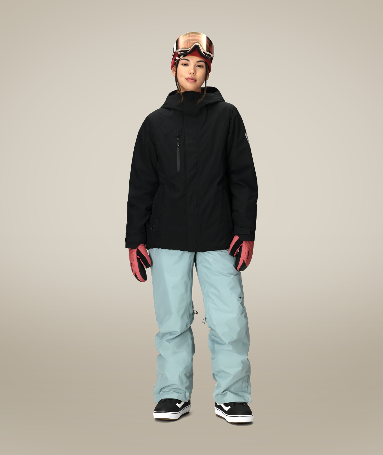 WOMENS GORE-TEX WILLOW™ INSULATED JACKET - BLACK