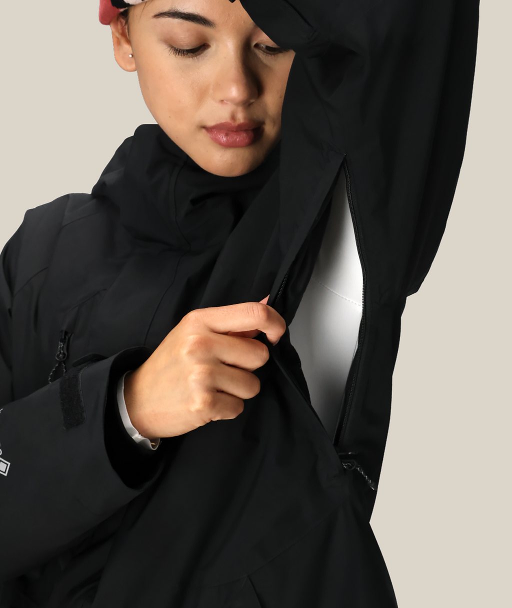 WOMENS GORE-TEX WILLOW™ INSULATED JACKET - BLACK