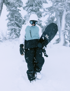 WOMENS GORE-TEX WILLOW™ INSULATED JACKET - DUSTY MARINE COLORBLOCK