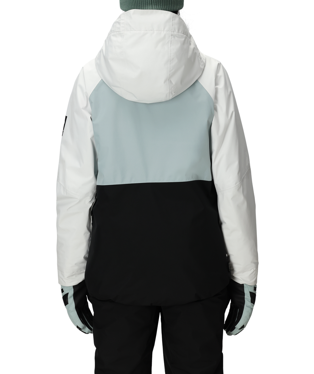 WOMENS GORE-TEX WILLOW™ INSULATED JACKET - DUSTY MARINE COLORBLOCK