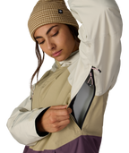 WOMENS GORE-TEX WILLOW™ INSULATED JACKET - KHAKI COLORBLOCK