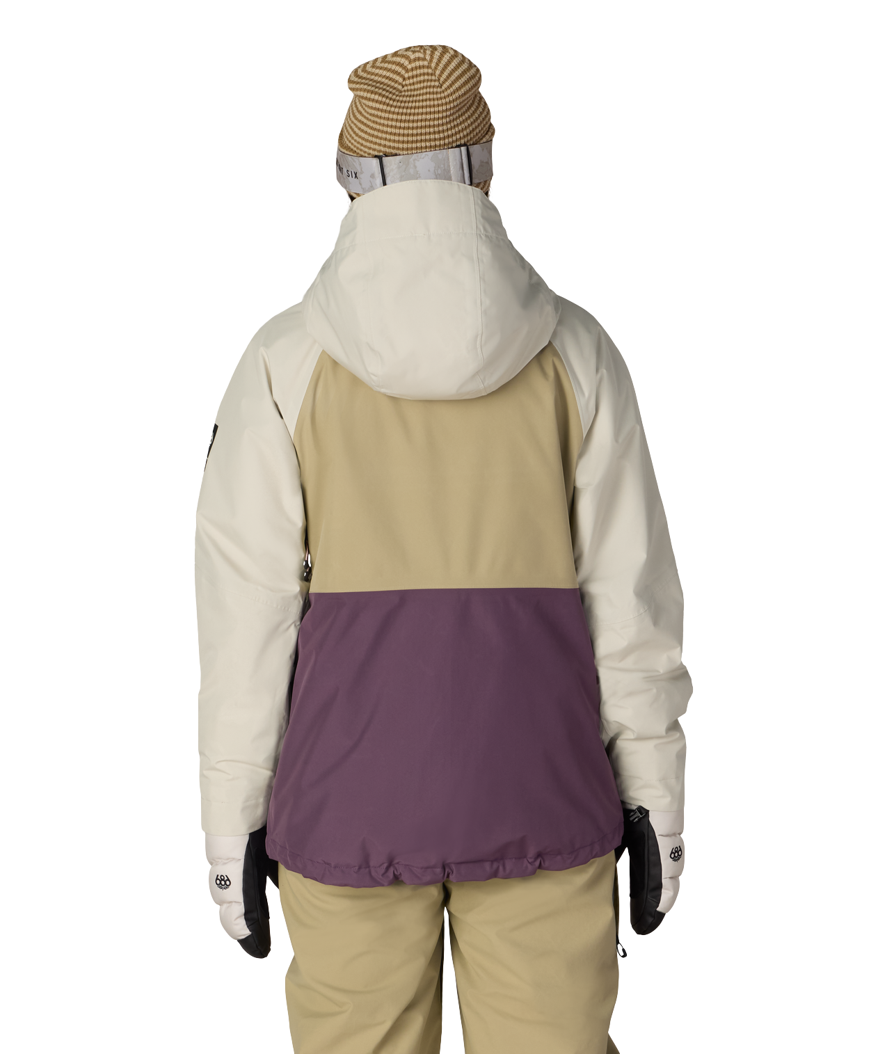 WOMENS GORE-TEX WILLOW™ INSULATED JACKET - KHAKI COLORBLOCK