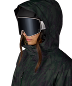 WOMENS GORE-TEX WILLOW™ INSULATED JACKET - MOSS GREEN SCRATCH CAMO