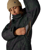WOMENS GORE-TEX WILLOW™ INSULATED JACKET - MOSS GREEN SCRATCH CAMO