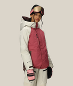 WOMENS GORE-TEX WILLOW™ INSULATED JACKET - ROSEWOOD COLORBLOCK