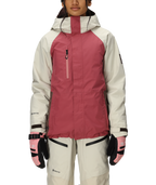 WOMENS GORE-TEX WILLOW™ INSULATED JACKET - ROSEWOOD COLORBLOCK