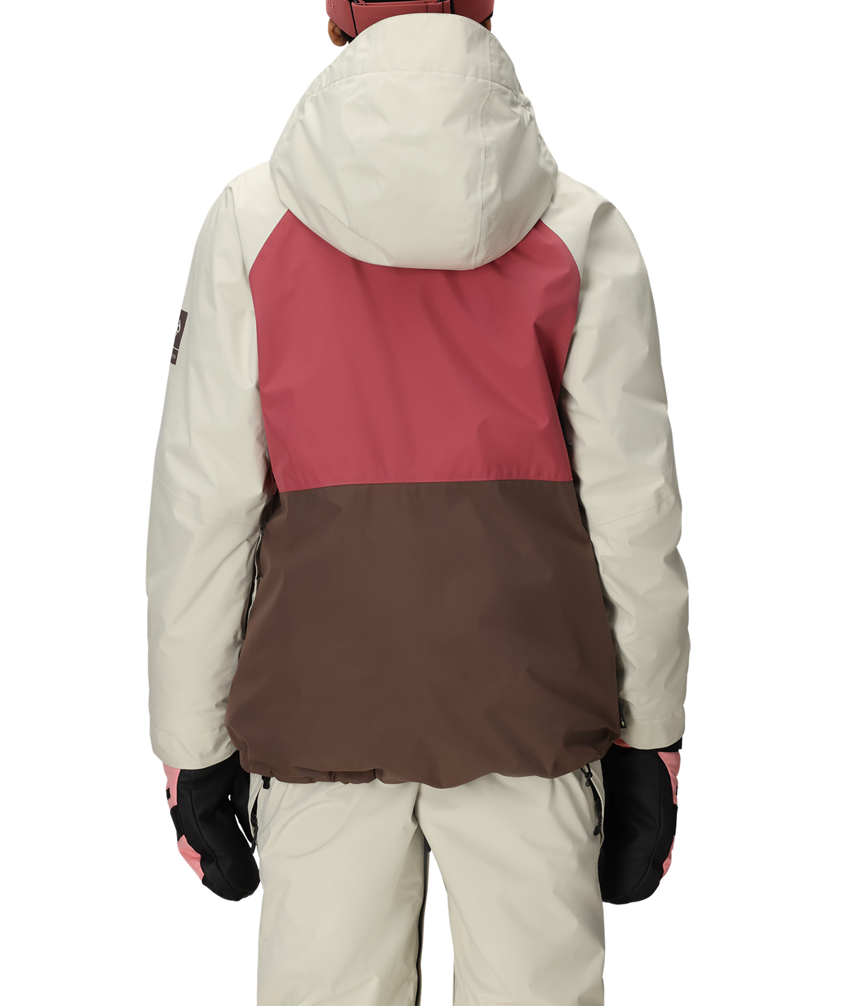 WOMENS GORE-TEX WILLOW™ INSULATED JACKET - ROSEWOOD COLORBLOCK
