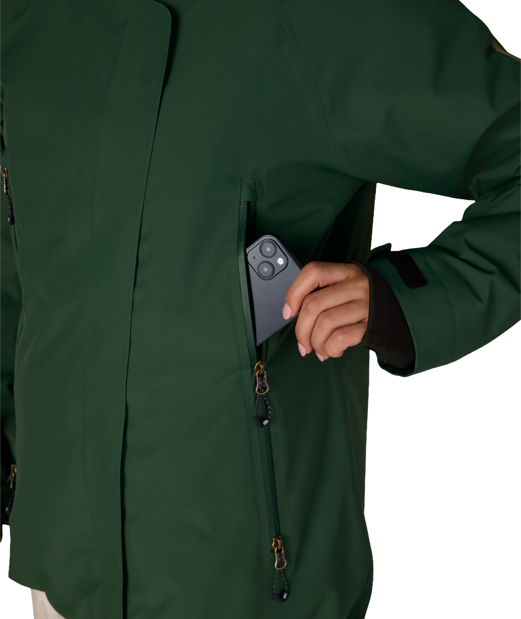 WOMENS WHISPER™ INSULATED JACKET - MOSS GREEN