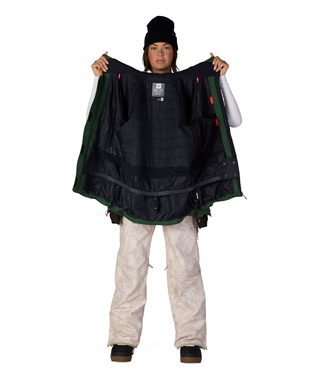 WOMENS WHISPER™ INSULATED JACKET - MOSS GREEN