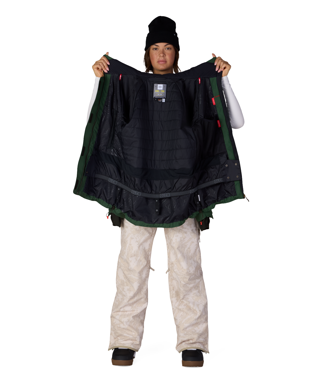WOMENS WHISPER™ INSULATED JACKET - MOSS GREEN